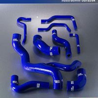 Dvoudílný hadicový set pro turbo, Lancia Delta Integrale 8V, barva modrá 