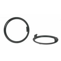 Redukční kroužek na světla o průměru 70mm, černý 5mm, 2ks