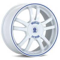 Alu kolo Sparco Rally white, velikost 7,5x17, 1ks 