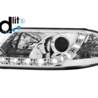 D-LITE přední světla s denním svícením VW Passat 3BG chrom 