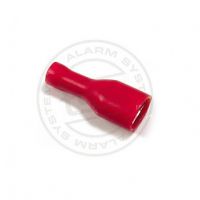 Dutinka plochá izolovaná 6,3 mm pro průřez vodiče 0.25 mm - 1.5mm - cena za balení 100ks 