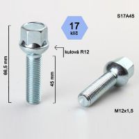 Kolový šroub M12x1,5x45, dosedací plocha koule 