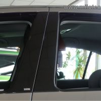 Kryty dveřních sloupků Milotec - ABS černá metalíza 