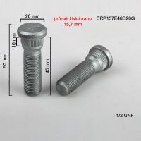 Šteft (svorník) 1/2 UNF 45mm tisícihran průměr 15,7mm 